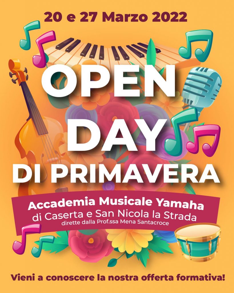 Accademia Musicale Yamaha Doppio Open Day Di Primavera Vivi Campania