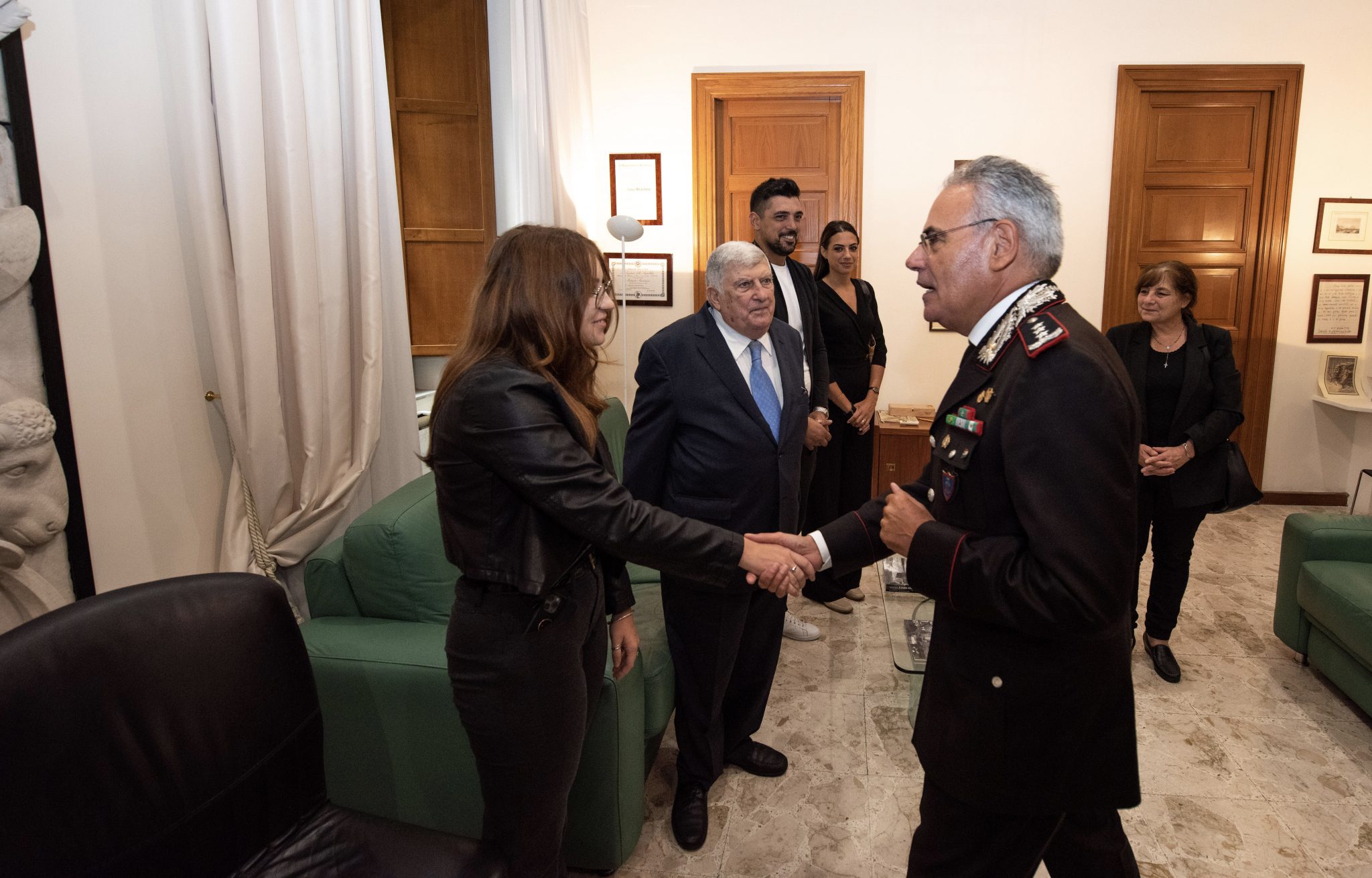 Il Generale Rispoli in visita al Comando provinciale Carabinieri di
